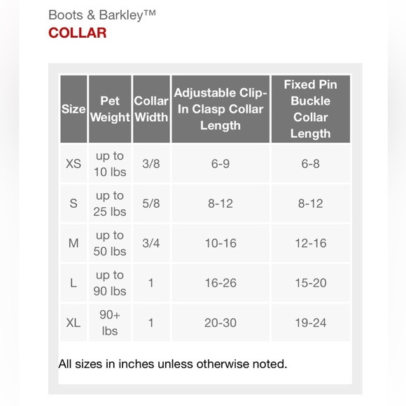 Boots & Barkley Striped Fashion Dog Collar with Pin Buckle, Size M - Picture 6 of 7